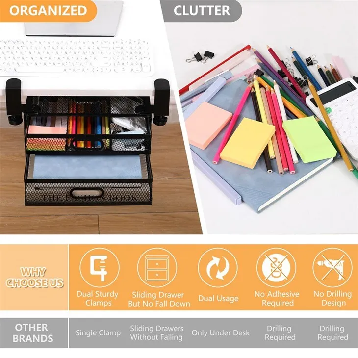 side table organiser